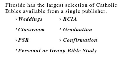 selection of Catholic Bibles